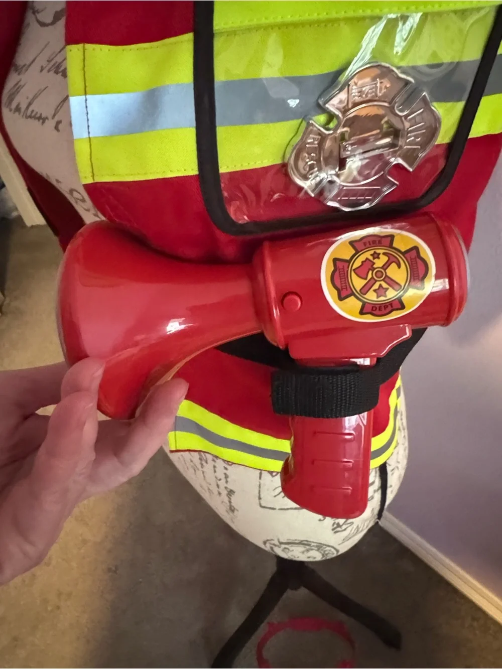 Melissa and Doug firefighter costume age 3-6